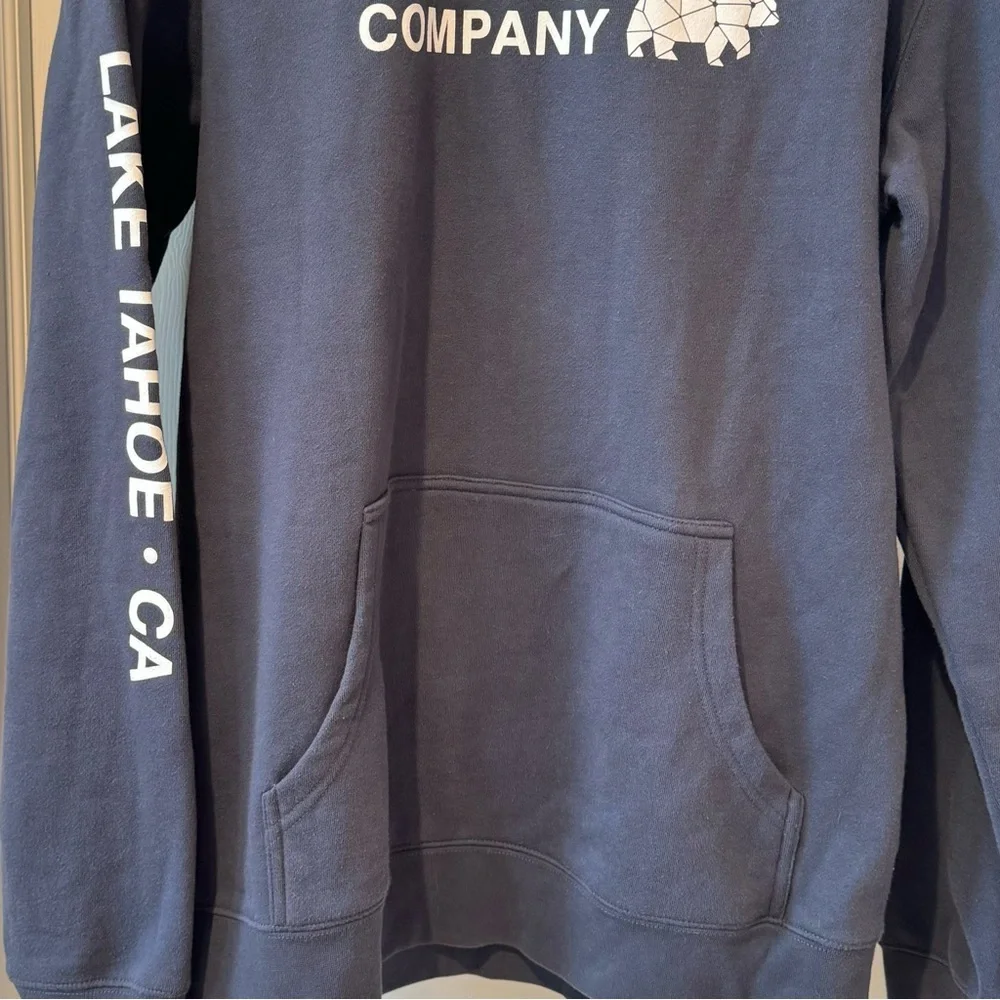 AS Colour Pullover Blue Hoodie Sweatshirt Men's Size L Fits Like Medium
